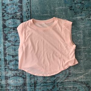 Alo Yoga Peach Crop Top